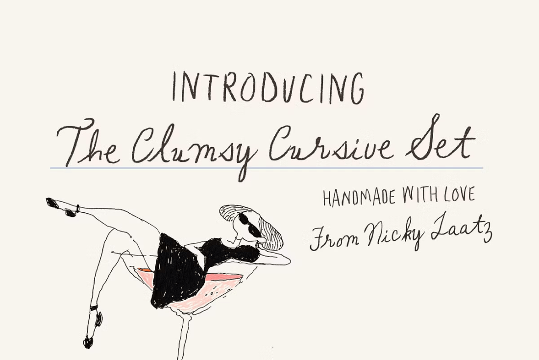 The Clumsy Cursive Set