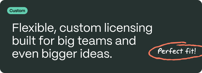 Custom licenses and custom agreements