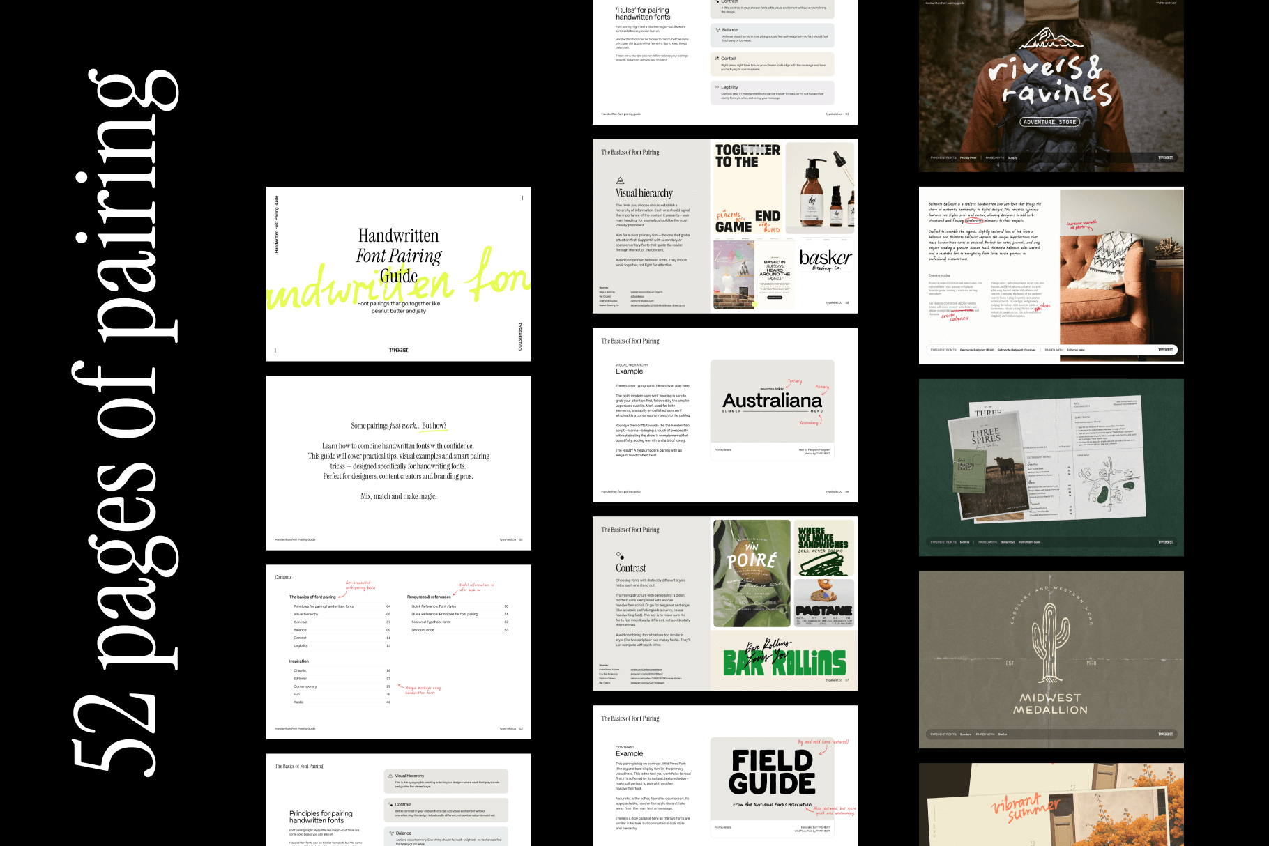 Handwritten Font Pairing Guide