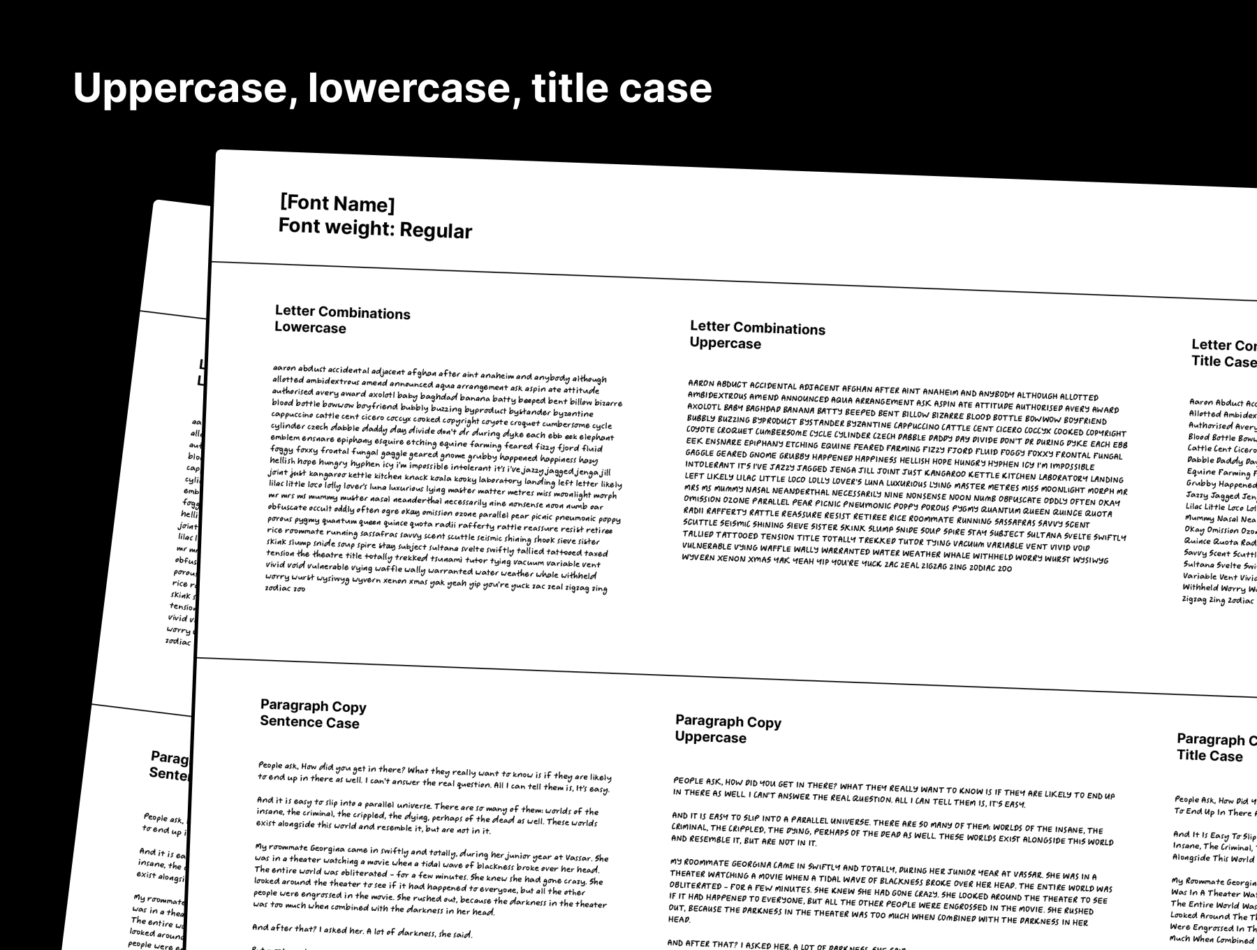 Type Testing Template