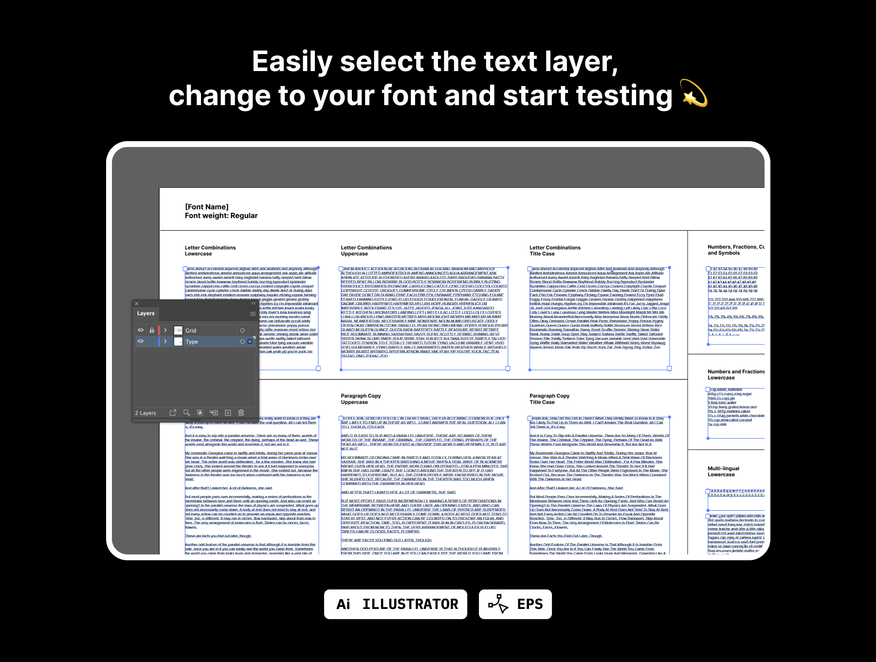 Type Testing Template