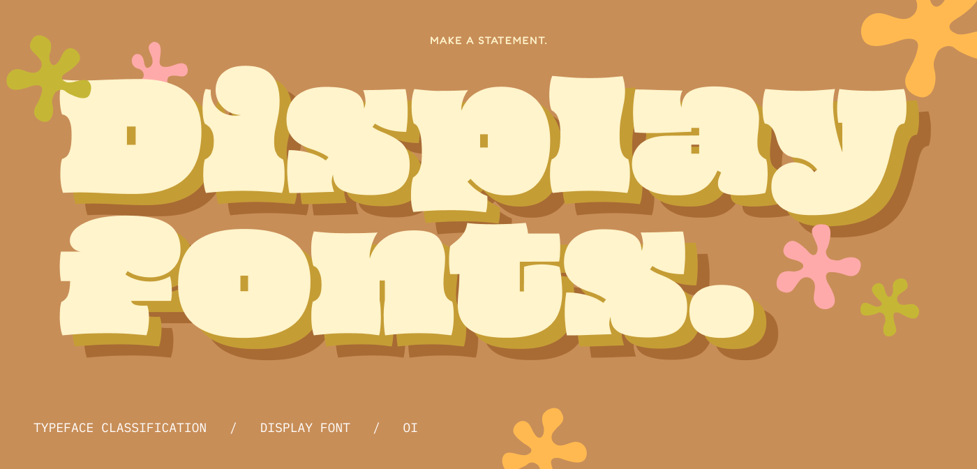 Display fonts