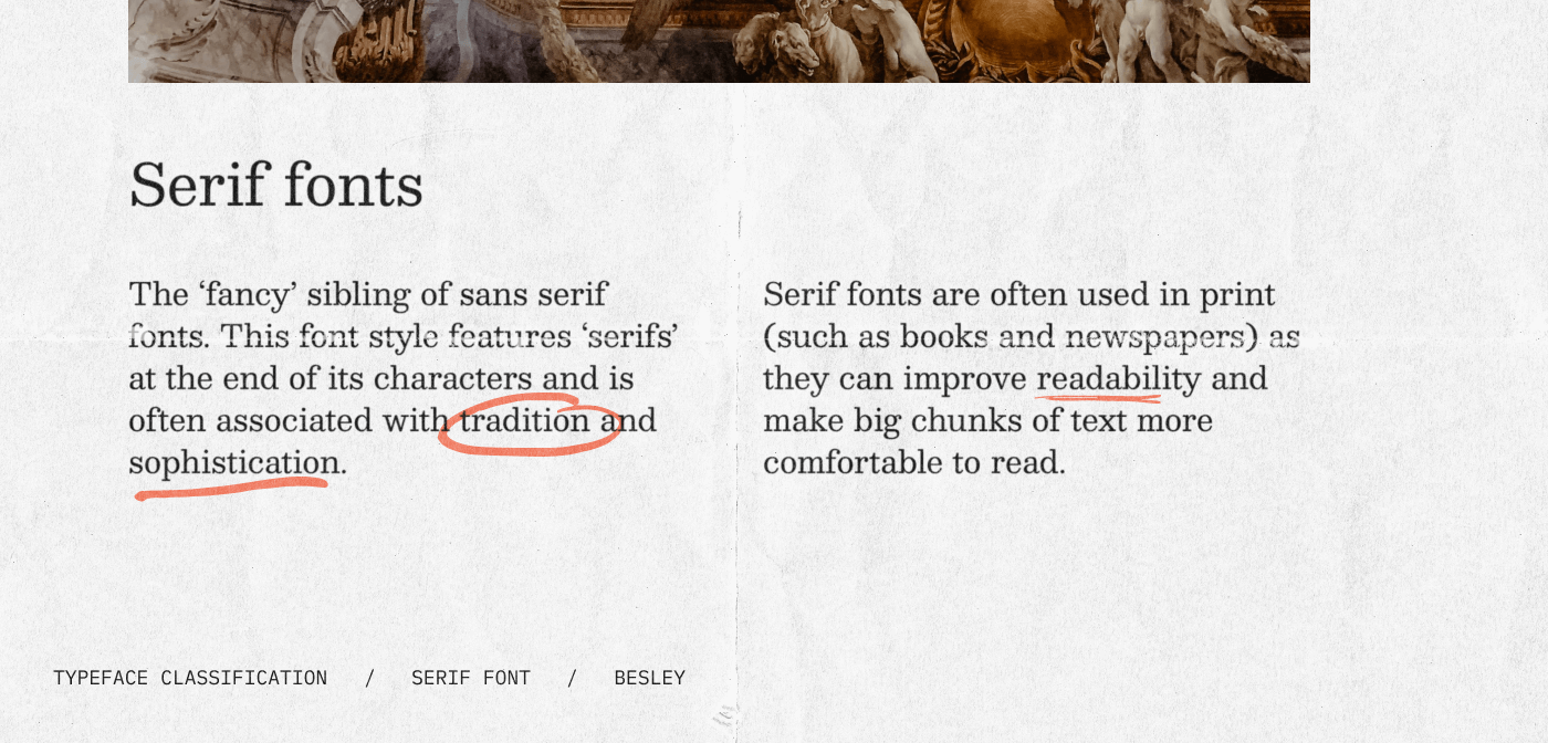 Serif Fonts