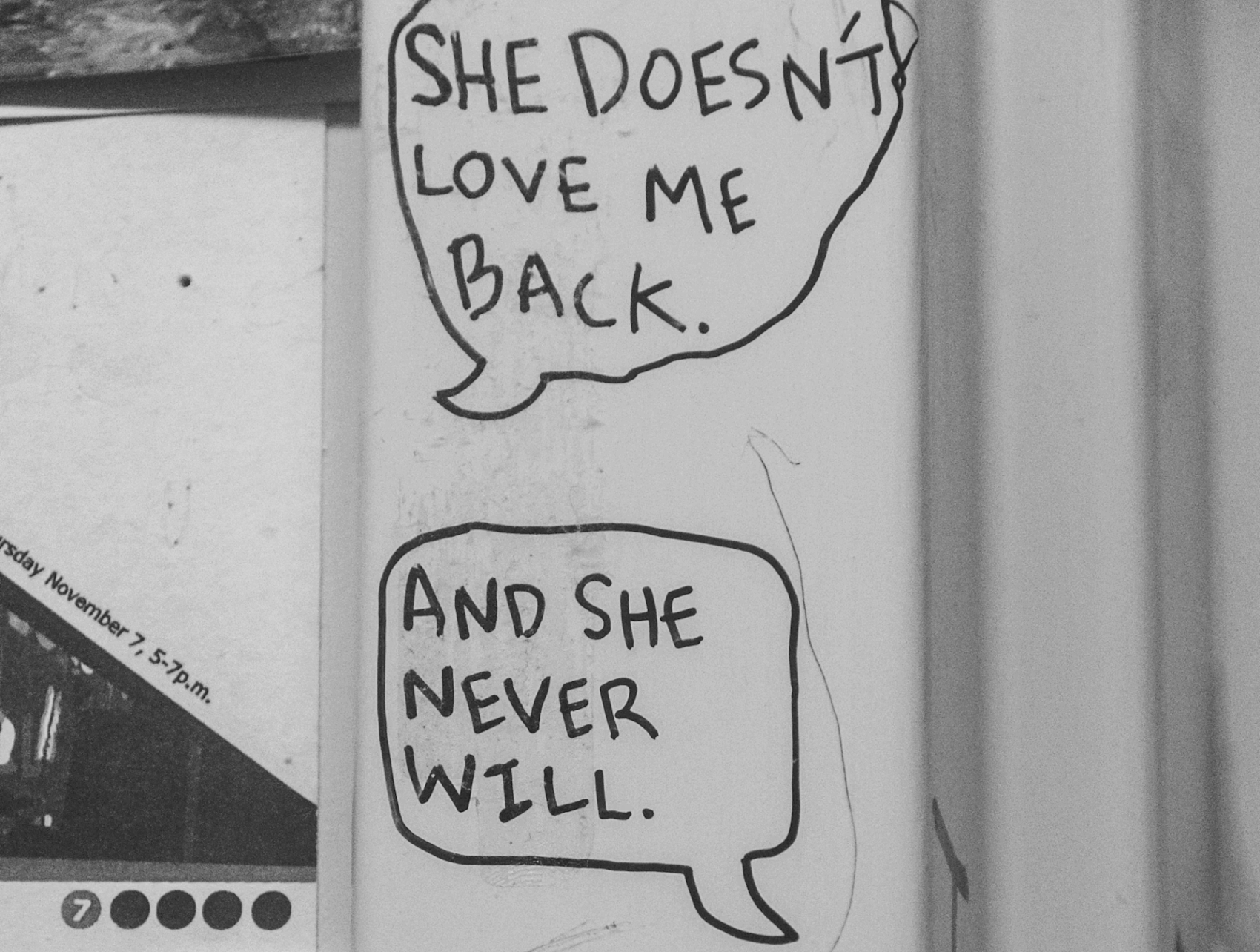 Handwriting on a wall