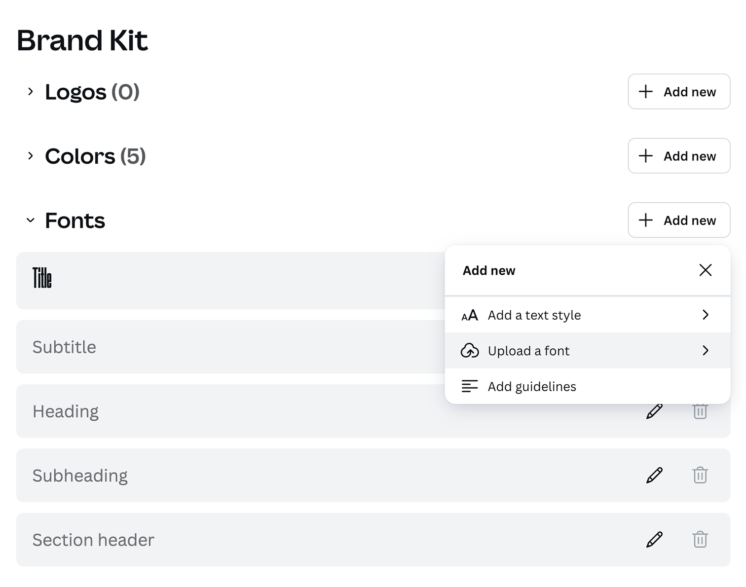 Uploading custom fonts to Canva