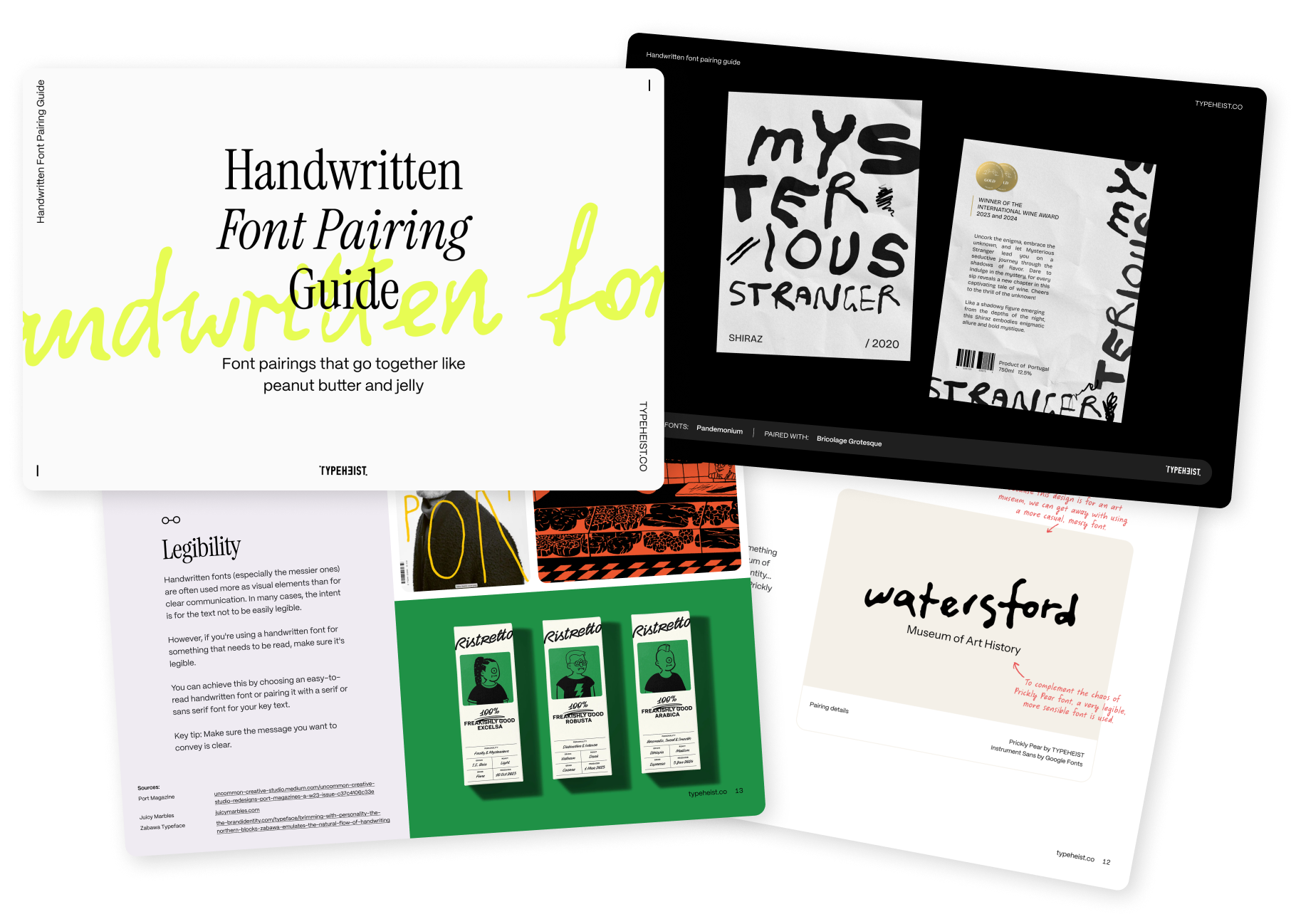 Handwritten Font Pairing Guide